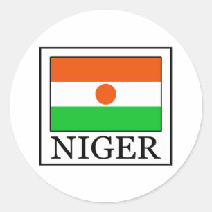 Niger Classic Round Sticker