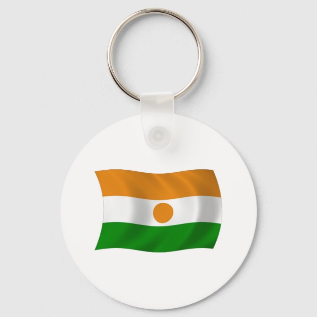 Niger Flag Keychain (Front)