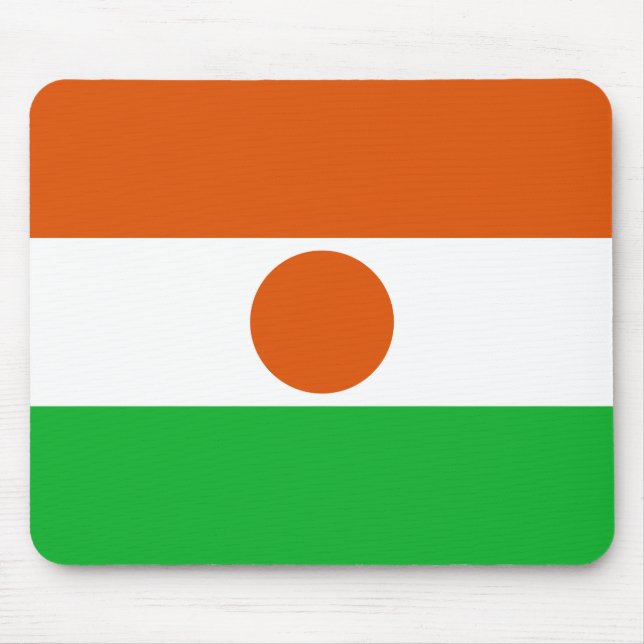 Niger Flag Mouse Pad (Front)