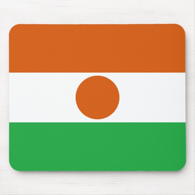 Niger Flag Mousepad (Front)