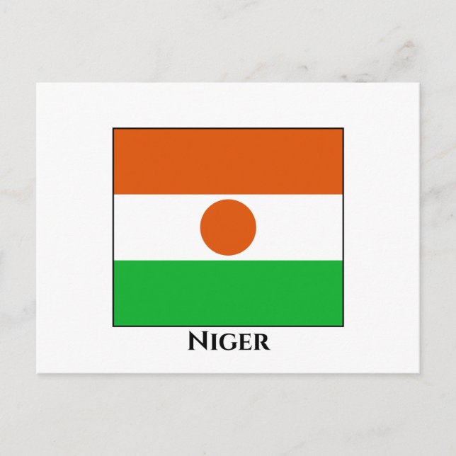 Niger Flag Postcard (Front)