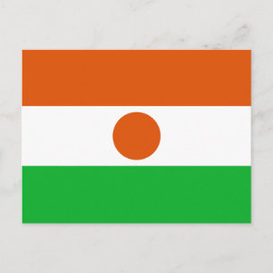 Niger Flag Postcard