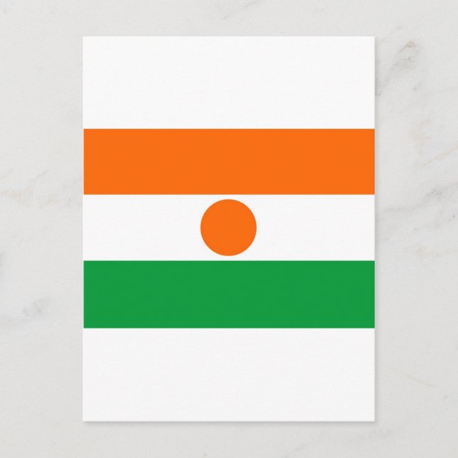 niger flag postcard (Front)