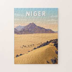 Niger Illustration Travel Art Vintage Jigsaw Puzzle