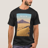 Niger Illustration Travel Art Vintage