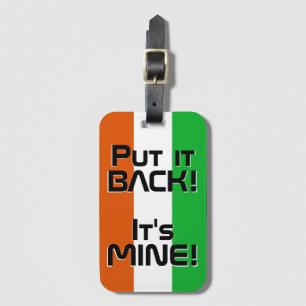Niger National Flag Funny Patriotic Luggage Tag