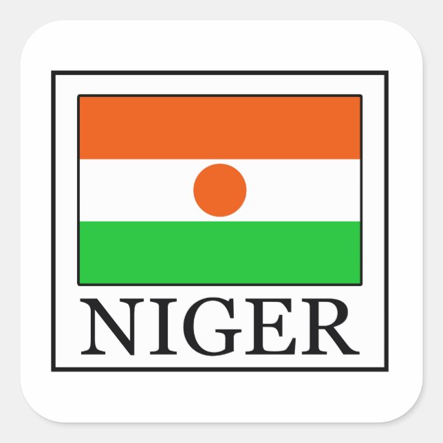 Niger Square Sticker (Front)