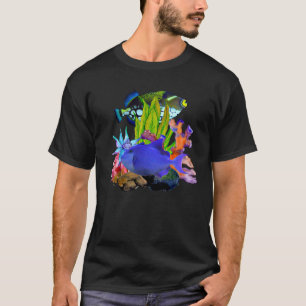 Niger Trigger Fish Reef Aggressive Saltwater Aquar T-Shirt