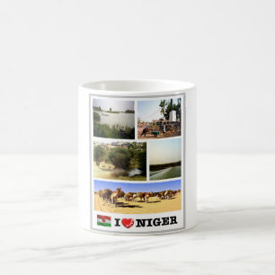 Niger - Waving Flag - Coffee Mug