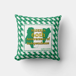 NIGERIA 60th Anniversary Independence   Nigerian Cushion