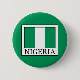 Nigeria 6 Cm Round Badge