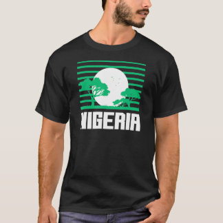 Nigeria Africa Vintage Sunset Savannah Ghanaian Ro T-Shirt