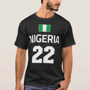 Nigeria Basketball Athletic JerseyStyle T-Shirt