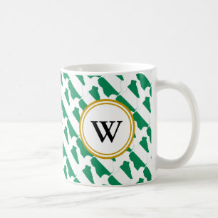 NIGERIA Blessed Nation Monogram Gift Coffee Mug