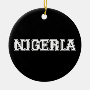 Nigeria Ceramic Ornament