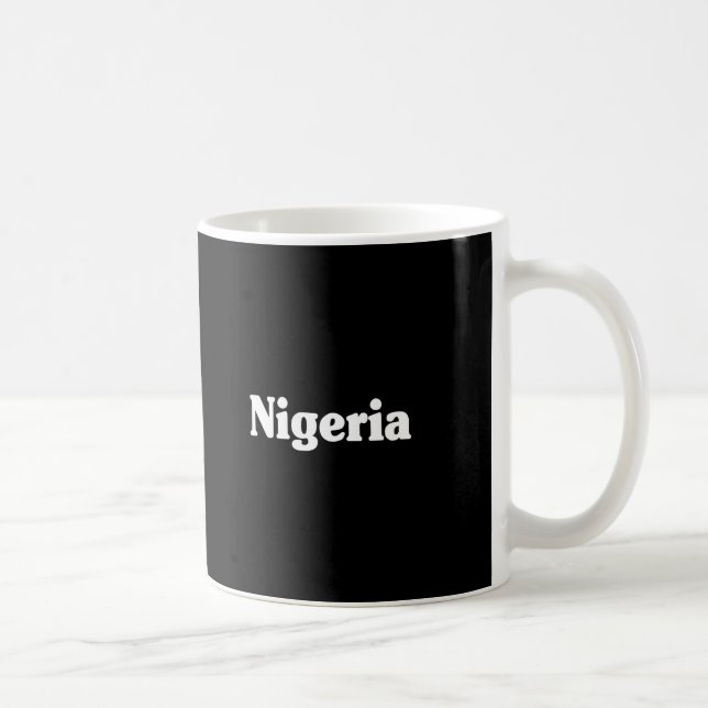 Nigeria Classic Style Coffee Mug (Right)
