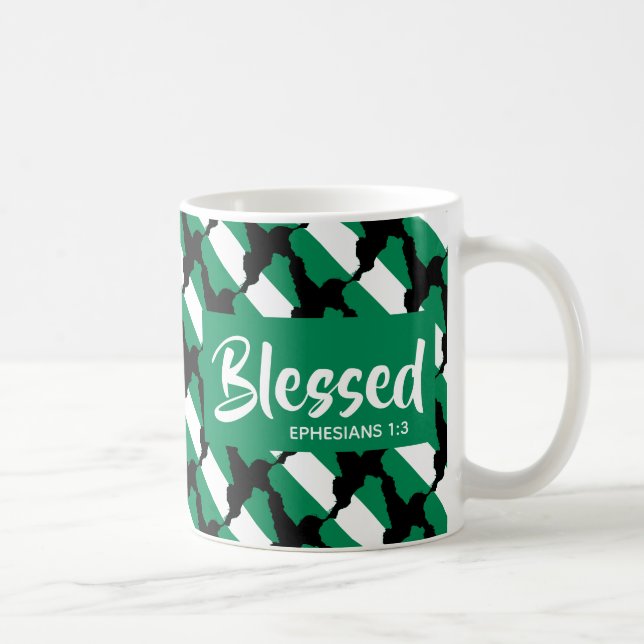 NIGERIA Ephesians Christian Scripture Blessed Coffee Mug (Right)