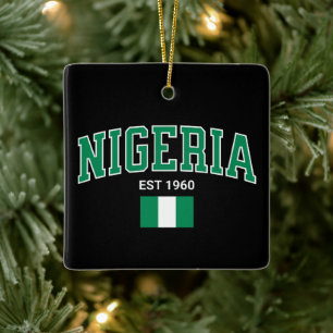 Nigeria Est. 1960 — Heritage Ornament  