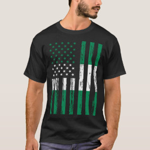Nigeria Flag America US It is in my DNA  for Niger T-Shirt