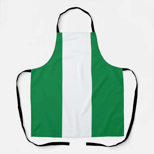 Nigeria flag apron (Front)