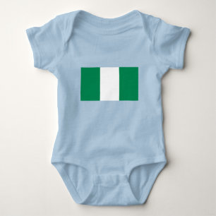Nigeria Flag Baby Bodysuit