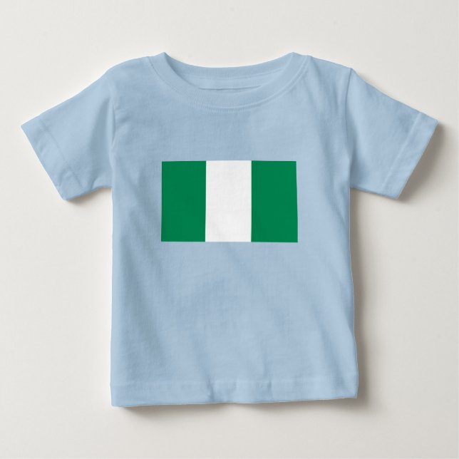 Nigeria Flag Baby T-Shirt (Front)