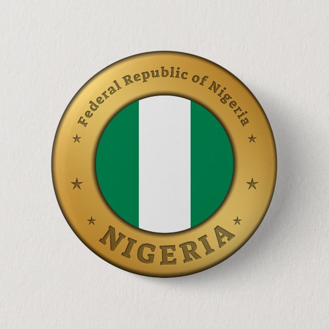 Nigeria Flag Badge (Front)