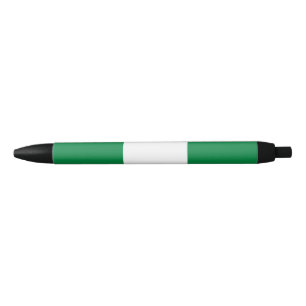 Nigeria flag black ink pen