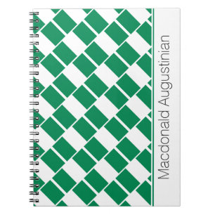 NIGERIA FLAG Customised Notebook