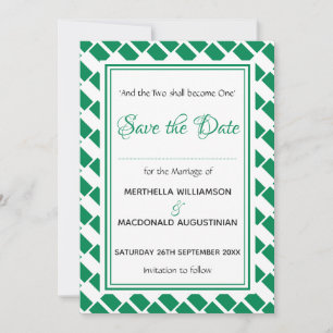 NIGERIA FLAG Customized Scripture Naija Nigerian Save The Date