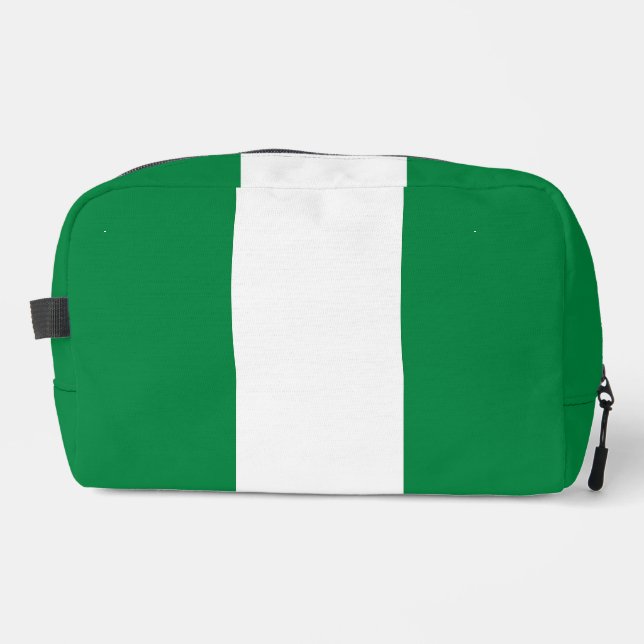 Nigeria flag dopp kit (Front)