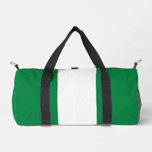 Nigeria flag duffle bag