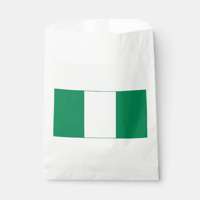 Nigeria Flag Favour Bag (Front)