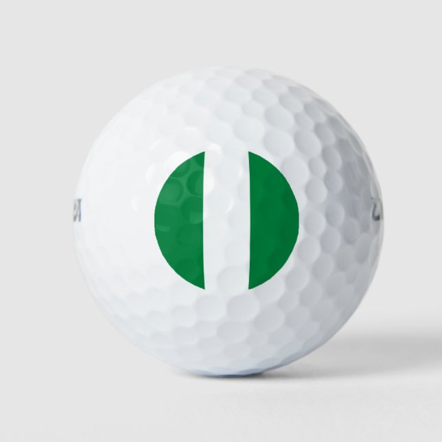 Nigeria flag golf balls (Front)
