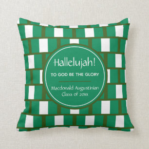 NIGERIA FLAG Graduate Custom HALLELUJAH Keepsake Cushion