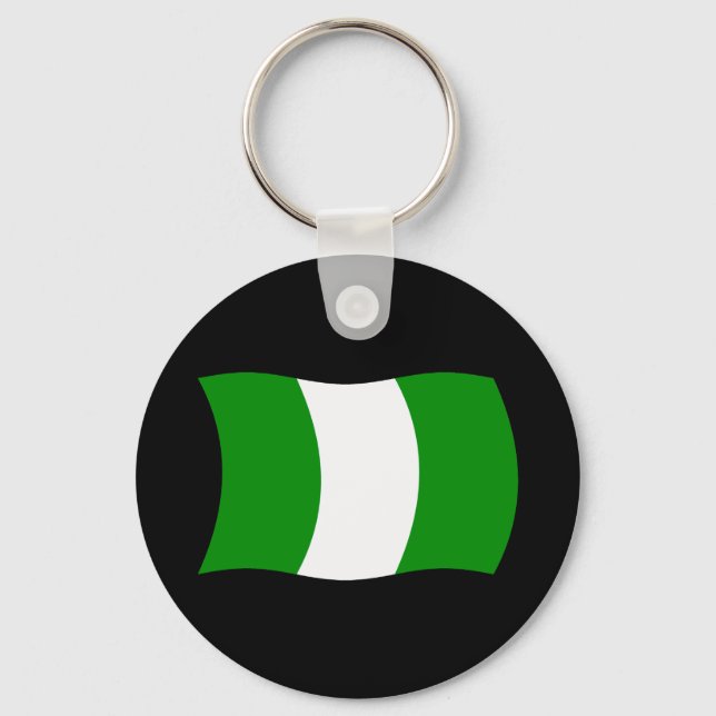 Nigeria Flag Keychain (Front)