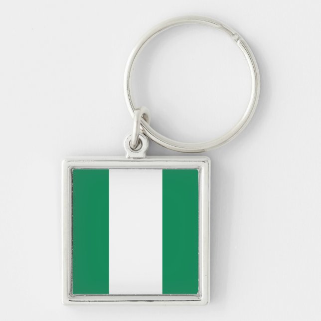 Nigeria Flag Keychain (Front)
