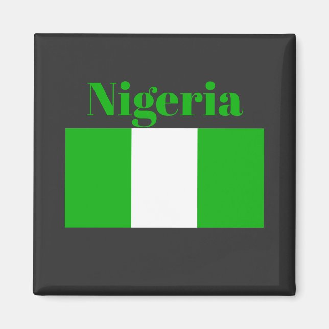 Nigeria Flag  Magnet (Front)