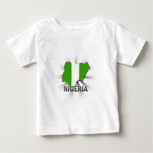 Nigeria Flag Map 2.0 Baby T-Shirt