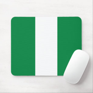 Nigeria flag mouse pad