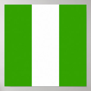 Nigeria Flag Nigerian Africa Country Home Homeland Poster