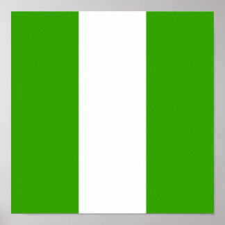 Nigeria Flag Nigerian Africa Country Home Homeland Poster