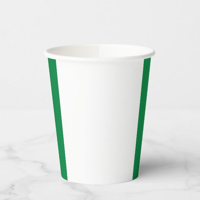 Nigeria flag paper cups (Left)