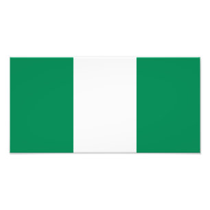 Nigeria Flag Photo Print