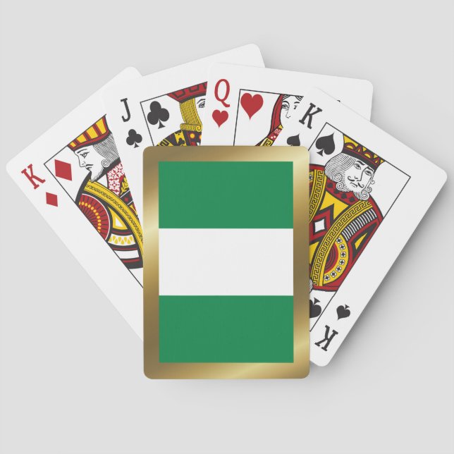 Nigeria Flag Playing Cards (Back)