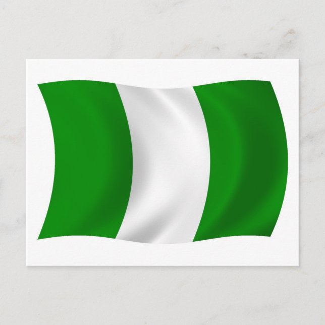 Nigeria Flag Postcard (Front)