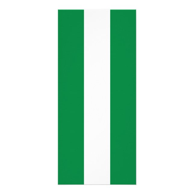 Nigeria flag rack card (Front)