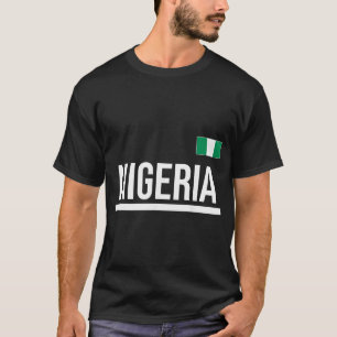 Nigeria Flag Sports Jersey T-Shirt