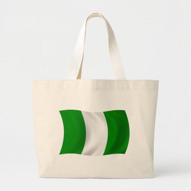Nigeria Flag Tote Bag (Front)