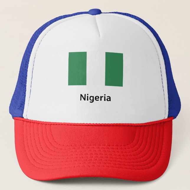 Nigeria Flag Trucker Hat (Front)